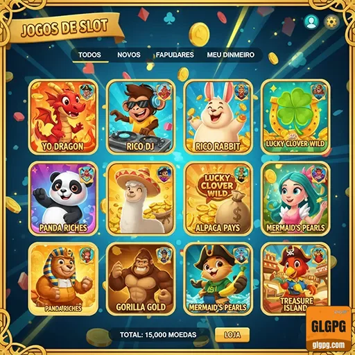 glgpg - app exclusivo - Interface do App